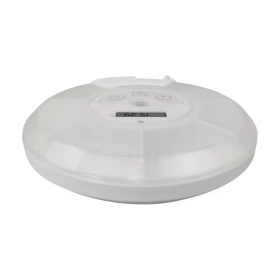 ZOOMCARE pill storage box with alarm setting pill management dispenser round 7 days plastic pill box