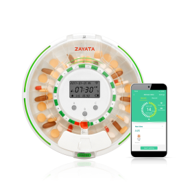 ZOOMCARE M126 bluetooth connection medication management customize OEM automatic pill dispenser with alarm