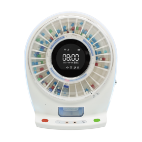 ZOOMCARE M256A WI-FI Smart Automatic Pill Dispenser with alarm Upgraded LCD Display Key Lock